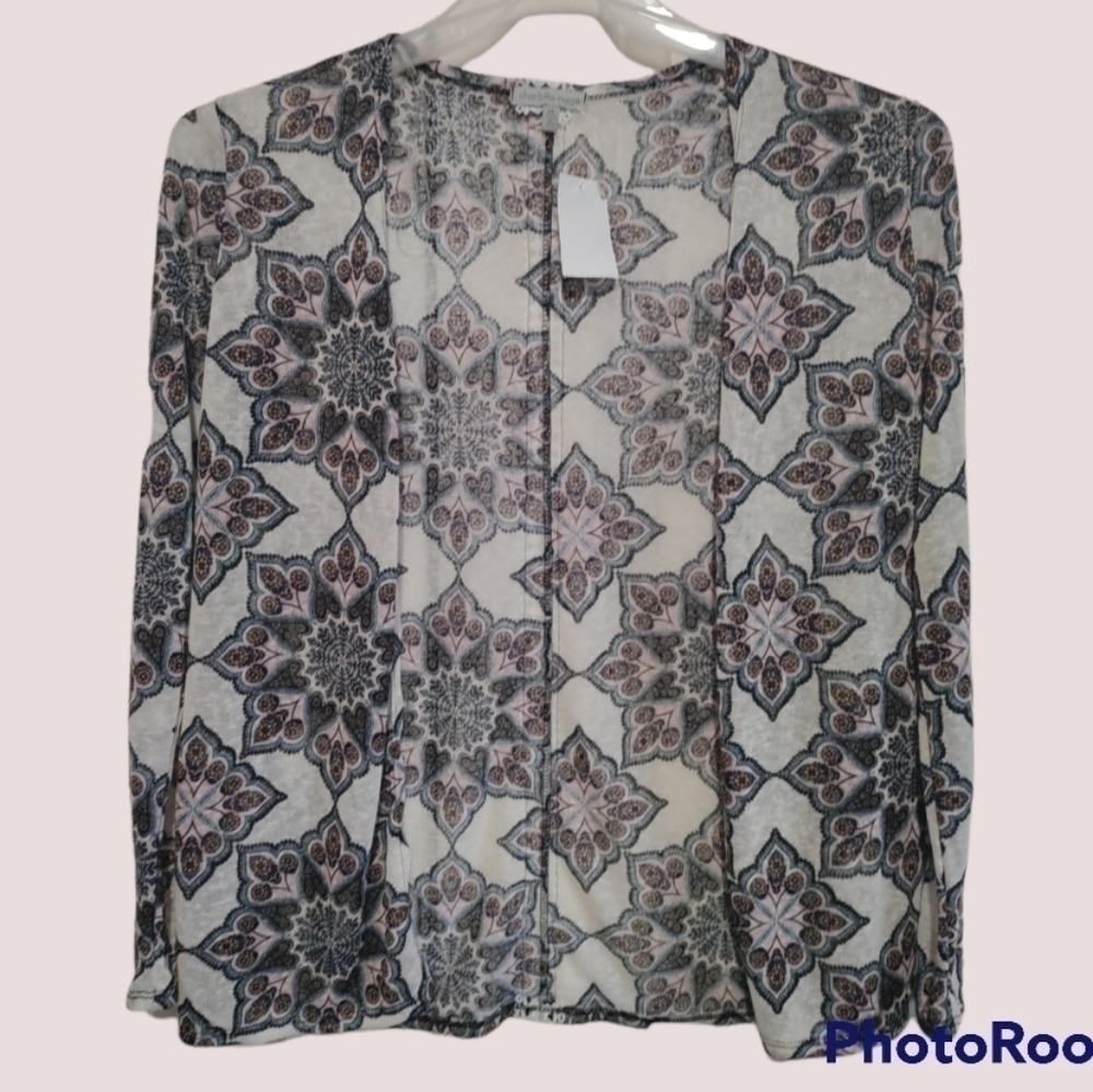 Charlotte Russe light weight open sweater blazer size medium NWT